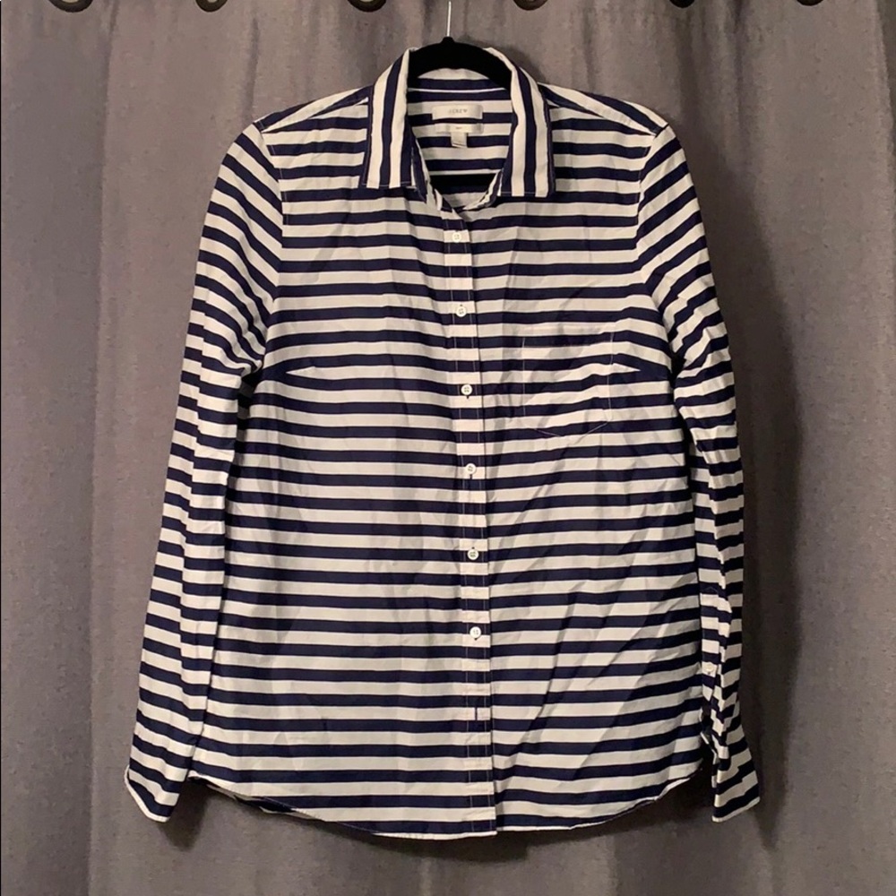J. Crew boy cut button up